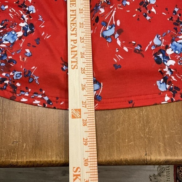 Women's Summer Tunic Top V-Neck Short Sleeve Casual Loose Fit Comfy #1099 - Picture 5 of 7